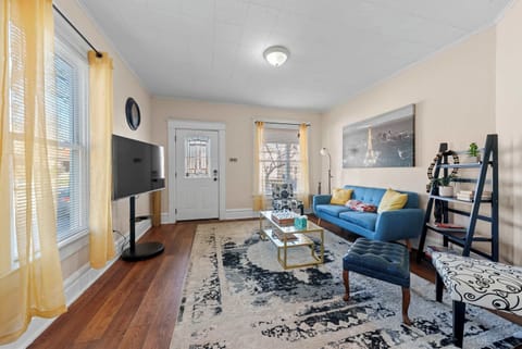 Stream on the smart TV or enjoy a friendly game night in the living room