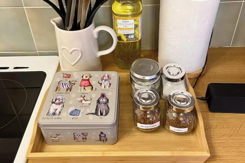 Tea, coffee, and exciting treats in the biscuit tin.