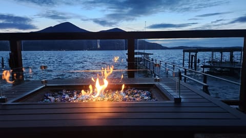 Enjoy the sunrise and sunset views from the deck