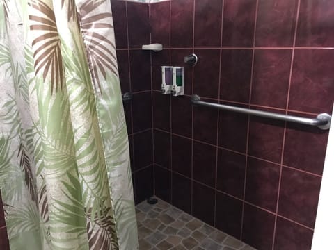 Standard Quadruple Room, Private Bathroom | Bathroom | Shower, free toiletries, hair dryer, towels