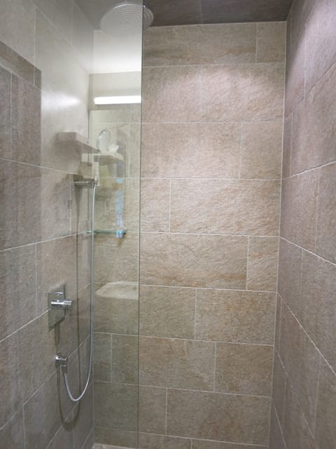 Eco-friendly toiletries, hair dryer, towels, soap