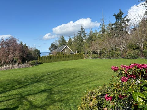 0.5 Acre beautiful lawn to enjoy and relax with partial ocean views 