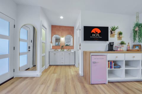 Hallway to the bathroom