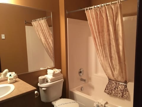 Standard Room, 1 Queen Bed | Deep soaking bathtub