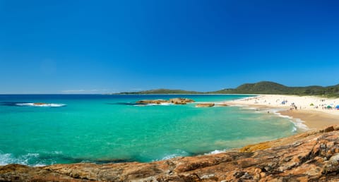 Beach nearby, white sand