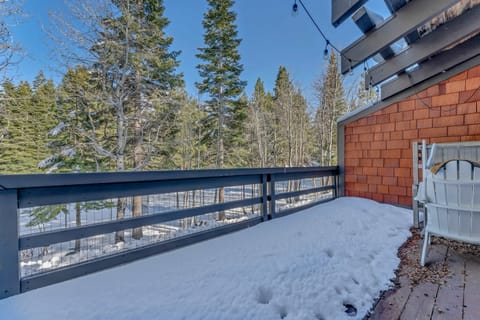 Exterior: Private deck with seating, gas grill