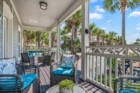 Beach Please - Spacious patio featuring stylish seating for your outdoor moments