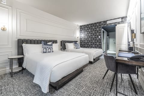 Room Citadine with two Queen beds | Premium bedding, minibar, in-room safe, desk