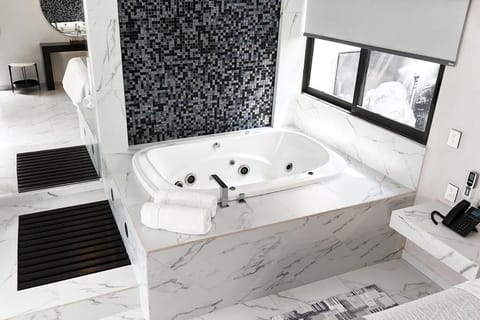 Suite | Bathroom | Free toiletries, hair dryer, towels