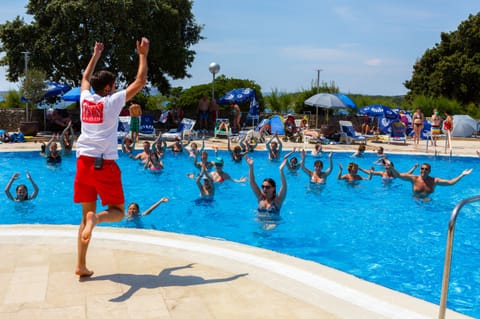 Seasonal outdoor pool