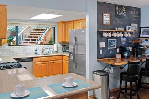 Kitchen stocked for all your needs to prepare your meal