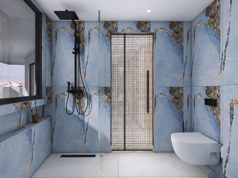 Zephyrus | Bathroom | Shower, rainfall showerhead, free toiletries, hair dryer