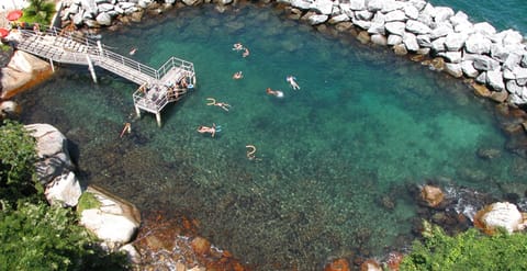 Indoor pool, 3 outdoor pools, pool umbrellas