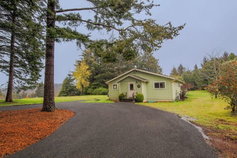 Driveway Approaching House