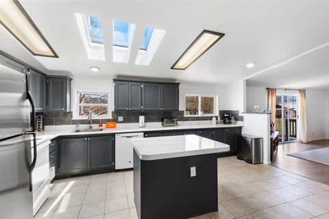 Spacious kitchen with ample natural light