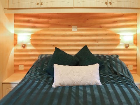 Double bedroom | The Lodge - Island Hut Retreats, Rhosmeirch, near Benllech