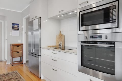 The kitchen has everything you need to create meals in-house.