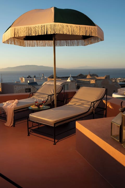 Terra Luxury Junior Suite Sea View | Terrace/patio