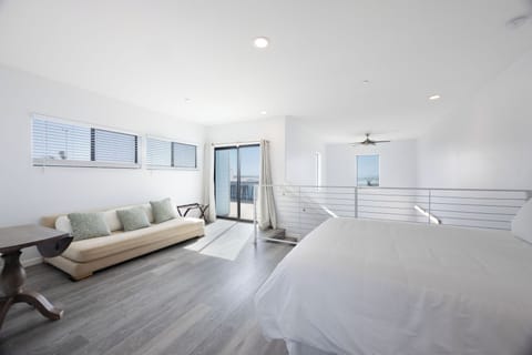 Sleeper sofa in the loft.