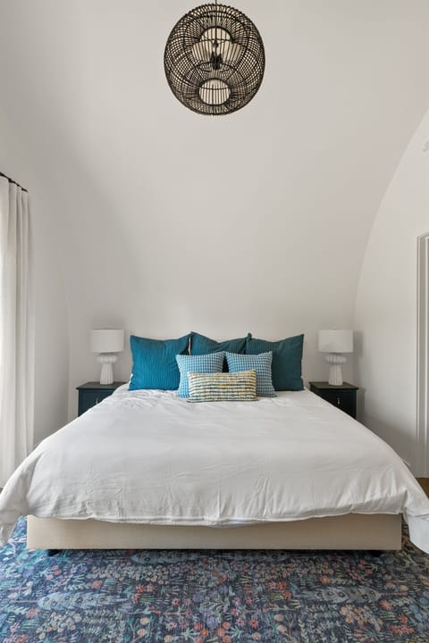 King Bedroom with TV and Full Ensuite Bathroom