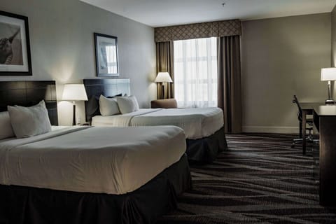 Room, 2 Queen Beds, Non Smoking | Egyptian cotton sheets, premium bedding, in-room safe, blackout drapes