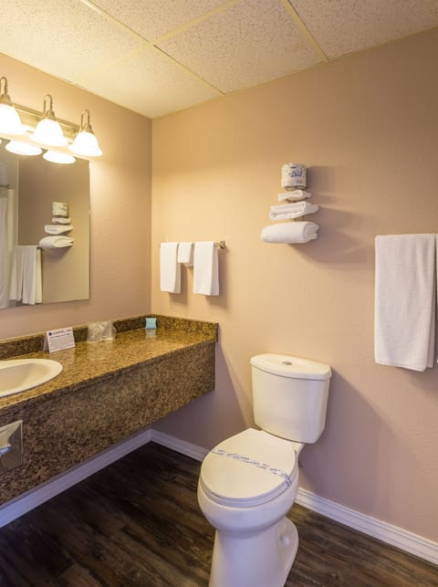Suite, Hot Tub | Bathroom | Combined shower/tub, free toiletries, hair dryer, towels