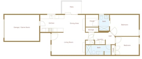Here is the floor plan of our home.