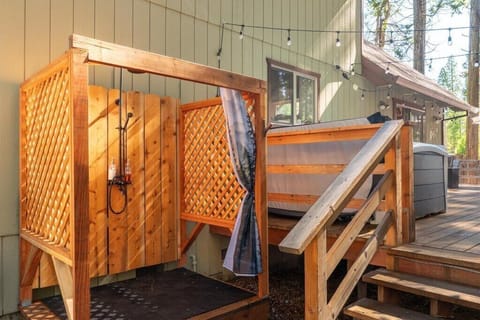 Refresh under the open sky after a day on the lake or hiking the trails.