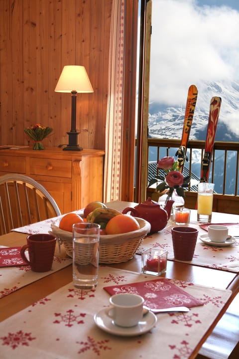 Entertain and enjoy meals together at the dining room table.