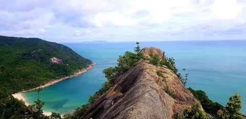 Outdoor rock climbing