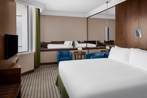 Suite, 1 King Bed (Ambassador) | 1 bedroom, Frette Italian sheets, premium bedding, down comforters