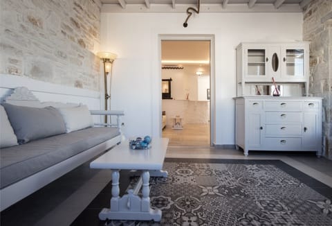 Executive Suite, Sea View | Living area | Flat-screen TV