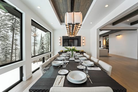Dining in a winter wonderland | Main Level