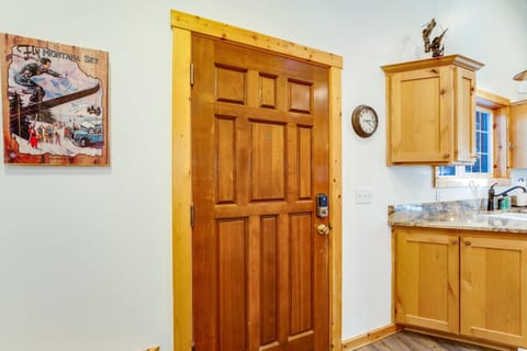 Back Door to Driveway and Garages | Main Level