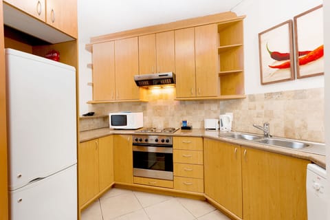 Luxury Two Bedroom Apartment  | Private kitchen | Fridge, coffee/tea maker