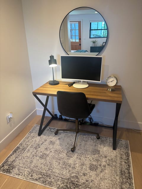 Office space off bedroom downstairs