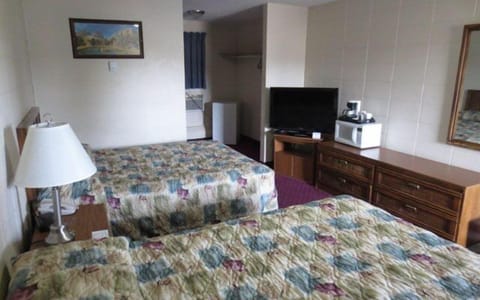 Standard Double Room, 2 Queen Beds | Premium bedding, desk, blackout drapes, free WiFi