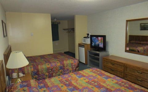 Standard Double Room, 2 Queen Beds | Premium bedding, desk, blackout drapes, free WiFi