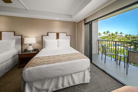Premium Room, 2 Queen Beds, Ocean View (Newly Renovated) | Premium bedding, in-room safe, desk, laptop workspace