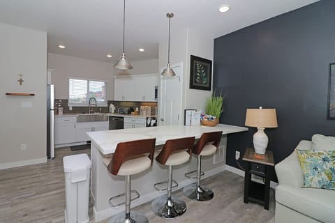 Visit with friends while prepping meals