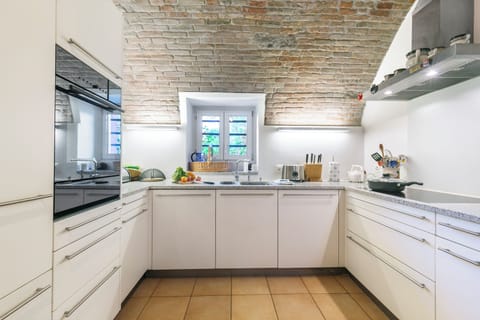 Standard House, 3 Bedrooms, Lakeside (Mica Aurea Morcote) | Private kitchen | Fridge, oven, stovetop, dishwasher