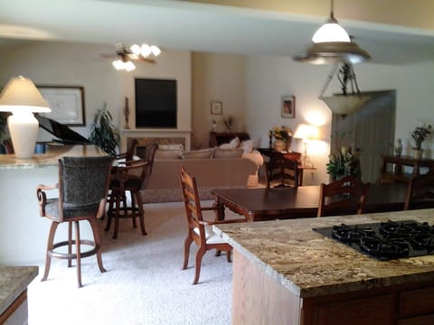 View from chefs kitchen