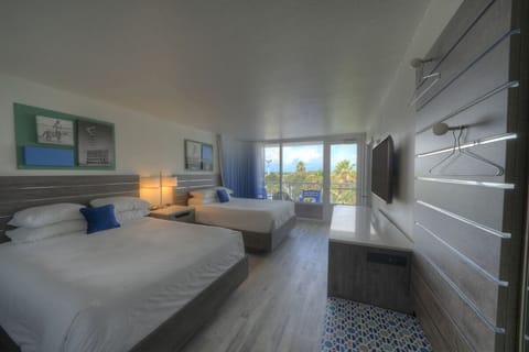 Unit with 2 Queen beds. Exact unit will be assigned upon arrival. Views, colors, and decor may vary.