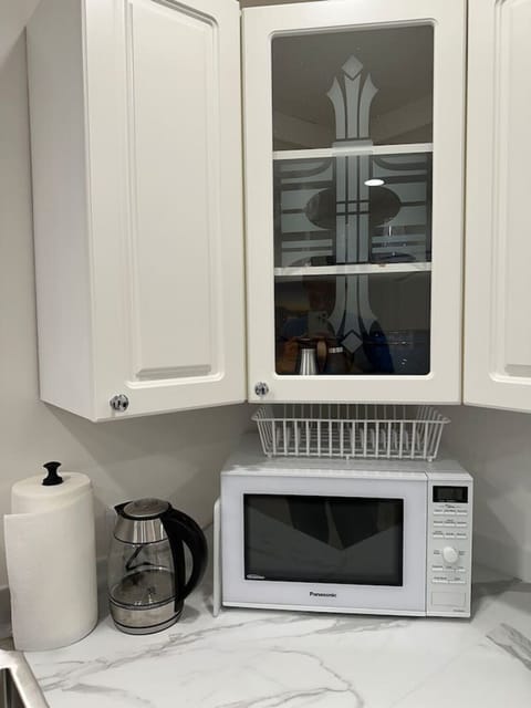 Kettle and microwave