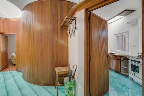 Standard Apartment, 2 Bedrooms (The Arco Round House) | Private kitchen | Fridge, microwave, oven, stovetop