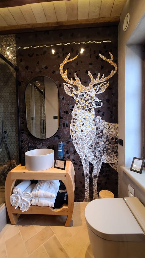 Double Room, Garden View | Bathroom | Hair dryer, bathrobes, towels, soap