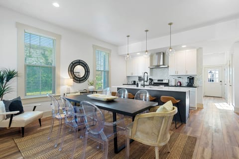 Savor the moment: Gather around our dining table for unforgettable meals and memories.