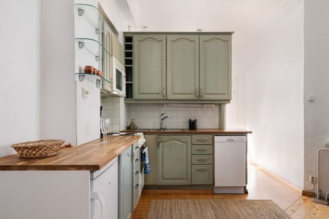 The kitchen flows effortlessly into the living and dining area, making it easy to stay connected while preparing food.
