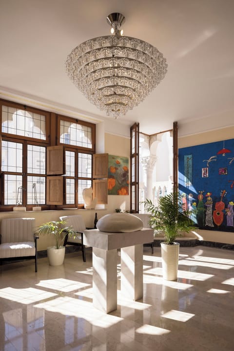 Lobby sitting area