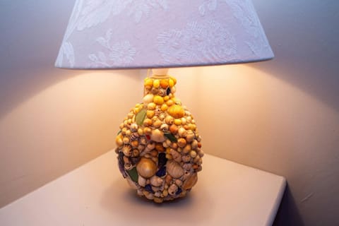 Lamp made from shells
